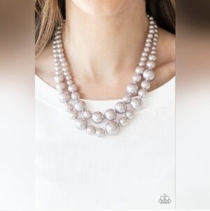 The More the Modest Silver/Pink Necklace